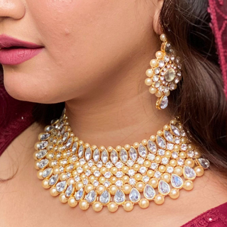 Kundan Traditional Necklace Jewellery Set for Women (DESIGN 303)
