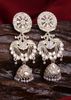 Afgani German Silver Oxidized Jhumki Earrings for Women (DESIGN 1005)