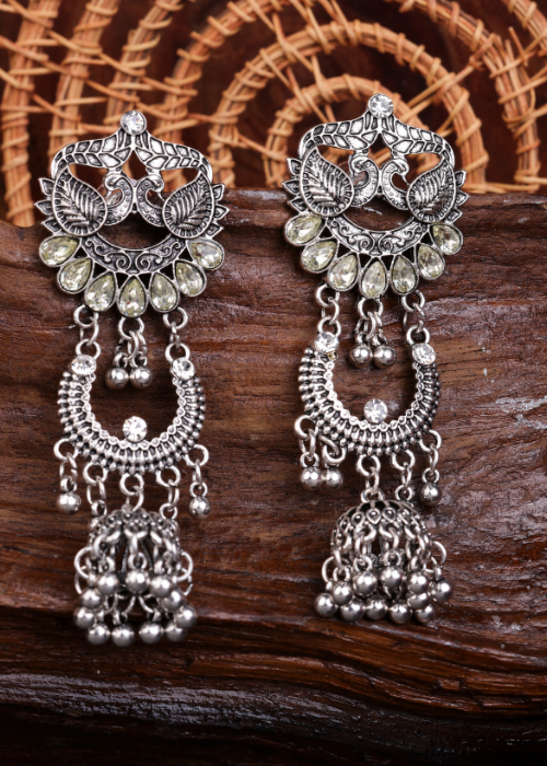 Stock Oxidized Earrings Manufactured in Mumbai at Wholesale Prices