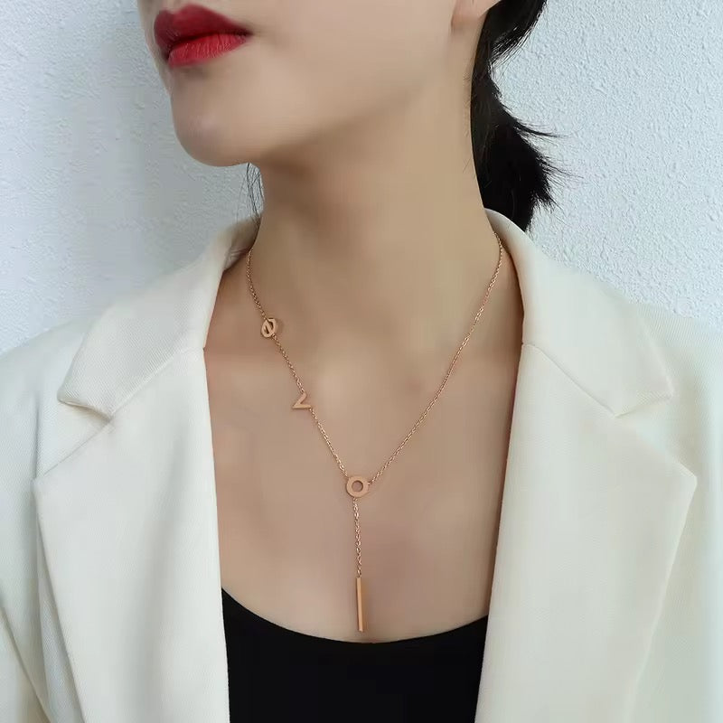 Anti-tarnish Korean Necklace For Women (DESIGN 1804)