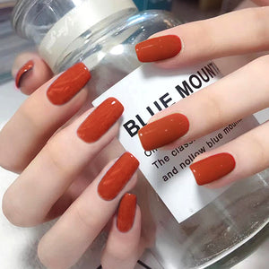 Elegant Minimalist Press-On Nail Set (24pcs) (DESIGN 7374)