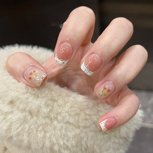Elegant Minimalist Press-On Nail Set (24pcs) (DESIGN 7308)