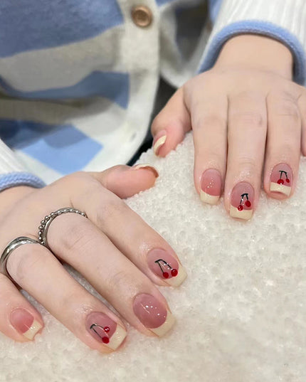 Elegant Minimalist Press-On Nail Set (24pcs) (DESIGN 7459)