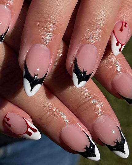 Elegant Minimalist Press-On Nail Set (24pcs) (DESIGN 7435)