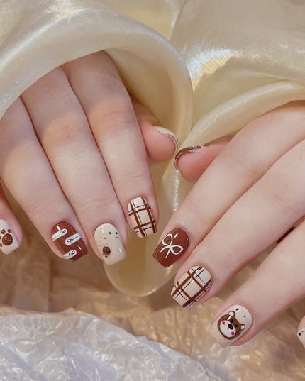 Elegant Minimalist Press-On Nail Set (24pcs) (DESIGN 7603)