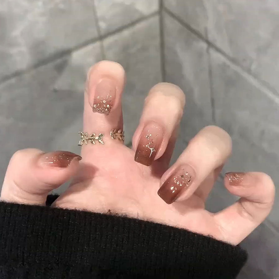 Elegant Minimalist Press-On Nail Set (24pcs) (DESIGN 7568)