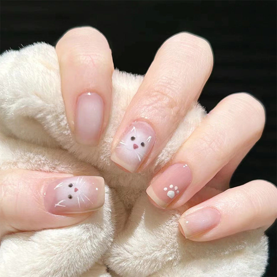 Elegant Minimalist Press-On Nail Set (24pcs) (DESIGN 7512)