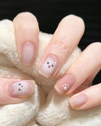 Elegant Minimalist Press-On Nail Set (24pcs) (DESIGN 7512)