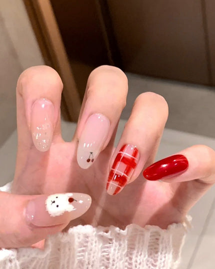 Elegant Minimalist Press-On Nail Set (24pcs) (DESIGN 7649)