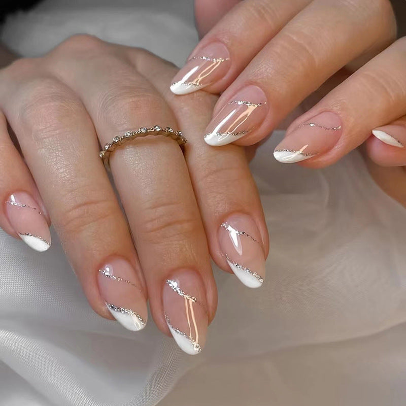 Elegant Minimalist Press-On Nail Set (24pcs) (DESIGN 7387)