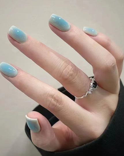 Elegant Minimalist Press-On Nail Set (24pcs) (DESIGN 7456)