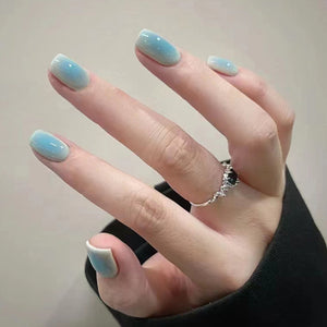 Elegant Minimalist Press-On Nail Set (24pcs) (DESIGN 7456)