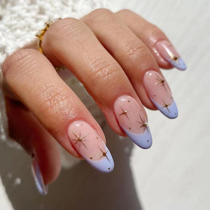 Elegant Minimalist Press-On Nail Set (24pcs) (DESIGN 7344)