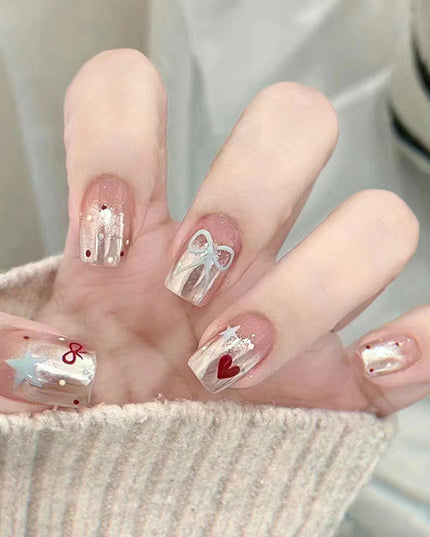 Elegant Minimalist Press-On Nail Set (24pcs) (DESIGN 7505)