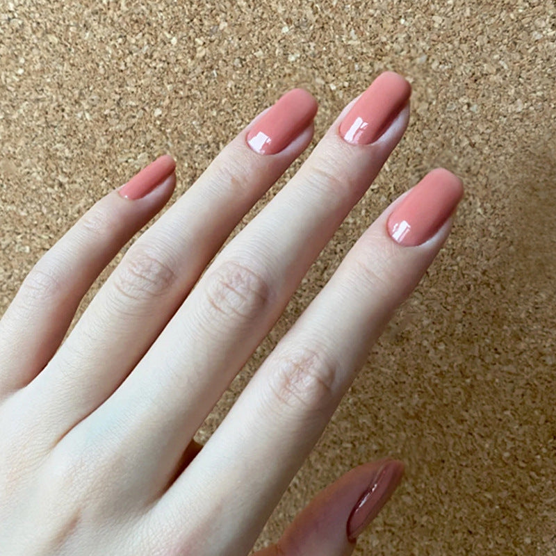 Elegant Minimalist Press-On Nail Set (24pcs) (DESIGN 7425)