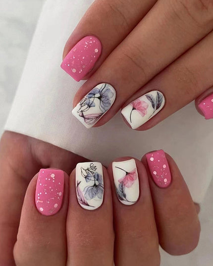Elegant Minimalist Press-On Nail Set (24pcs) (DESIGN 7481)