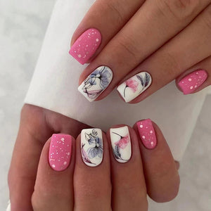 Elegant Minimalist Press-On Nail Set (24pcs) (DESIGN 7481)