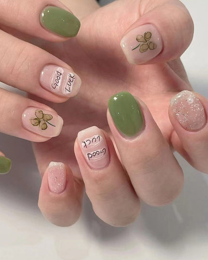 Elegant Minimalist Press-On Nail Set (24pcs) (DESIGN 7508)