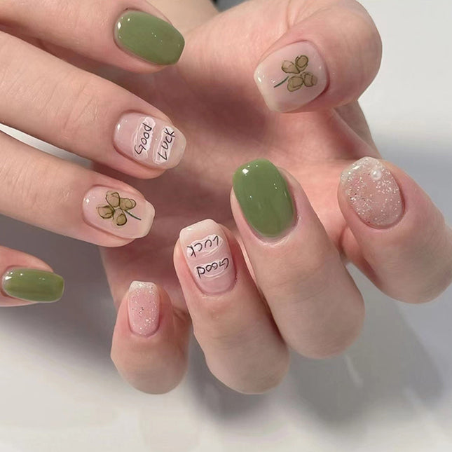 Elegant Minimalist Press-On Nail Set (24pcs) (DESIGN 7508)