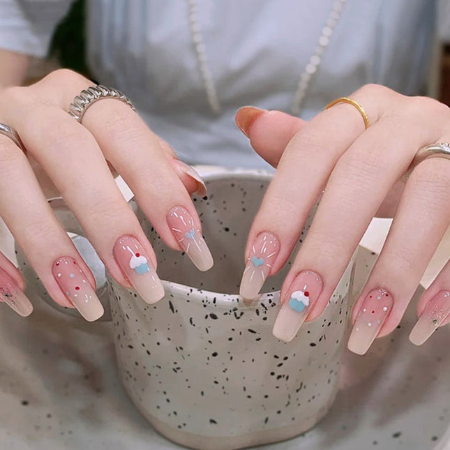 Elegant Minimalist Press-On Nail Set (24pcs) (DESIGN 7562)