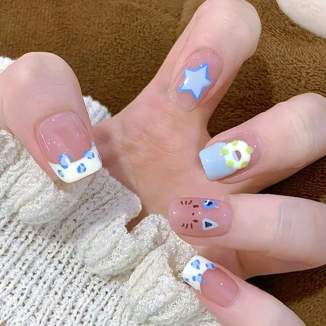 Elegant Minimalist Press-On Nail Set (24pcs) (DESIGN 7659)