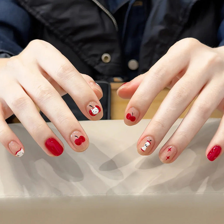 Elegant Minimalist Press-On Nail Set (24pcs) (DESIGN 7612)