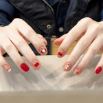 Elegant Minimalist Press-On Nail Set (24pcs) (DESIGN 7612)