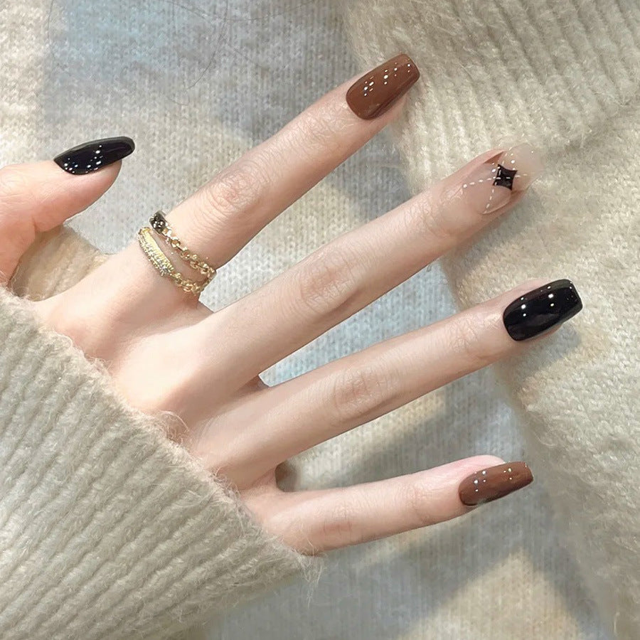 Elegant Minimalist Press-On Nail Set (24pcs) (DESIGN 7605)