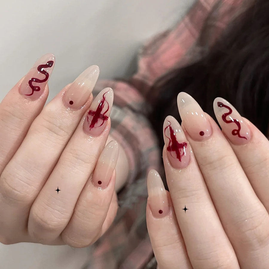 Elegant Minimalist Press-On Nail Set (24pcs) (DESIGN 7570)