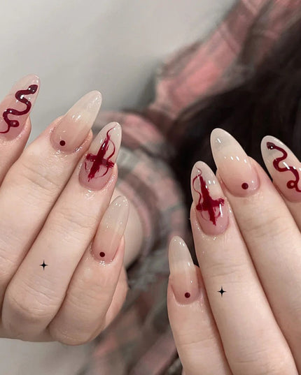 Elegant Minimalist Press-On Nail Set (24pcs) (DESIGN 7570)