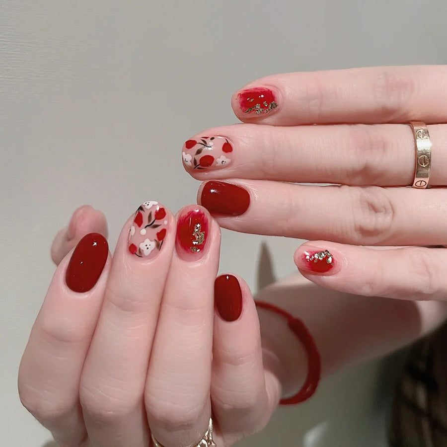 Elegant Minimalist Press-On Nail Set (24pcs) (DESIGN 7592)