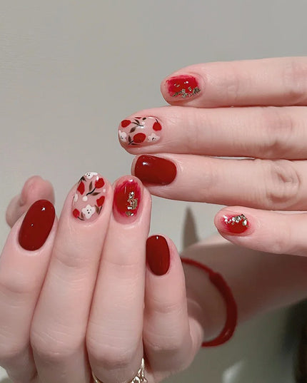 Elegant Minimalist Press-On Nail Set (24pcs) (DESIGN 7592)