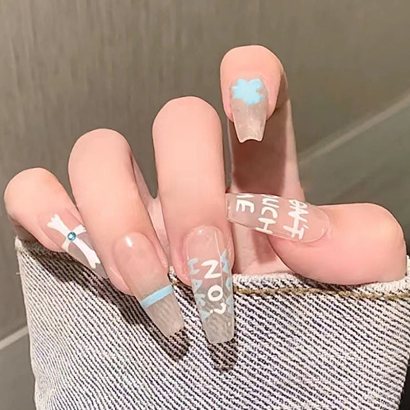 Elegant Minimalist Press-On Nail Set (24pcs) (DESIGN 7457)