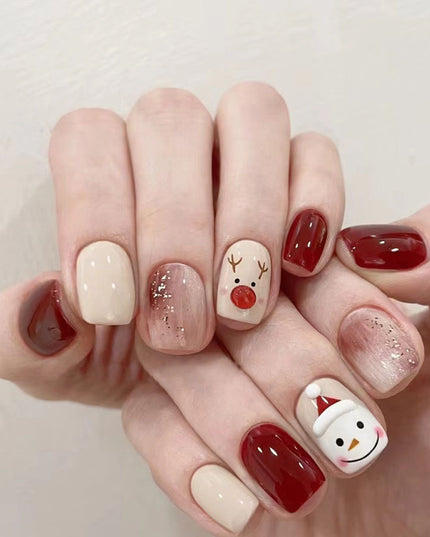 Elegant Minimalist Press-On Nail Set (24pcs) (DESIGN 7571)