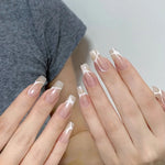 Elegant Minimalist Press-On Nail Set (24pcs) (DESIGN 7566)
