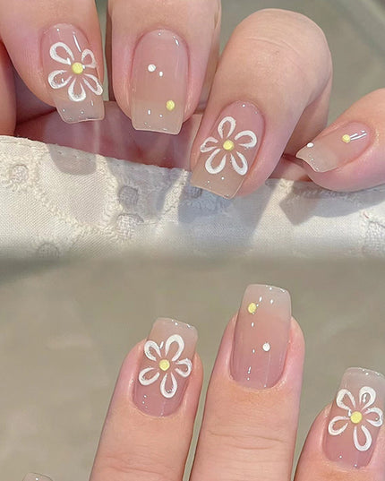 Elegant Minimalist Press-On Nail Set (24pcs) (DESIGN 7516)