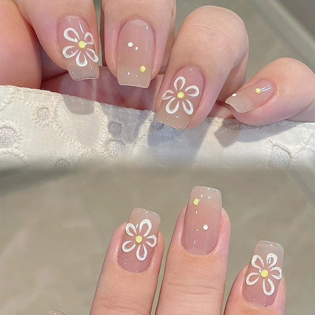 Elegant Minimalist Press-On Nail Set (24pcs) (DESIGN 7516)