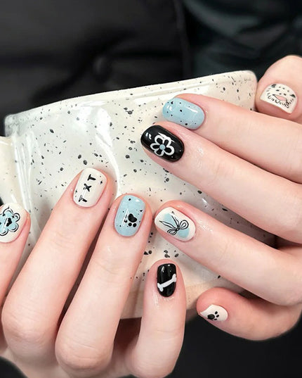 Elegant Minimalist Press-On Nail Set (24pcs) (DESIGN 7610)