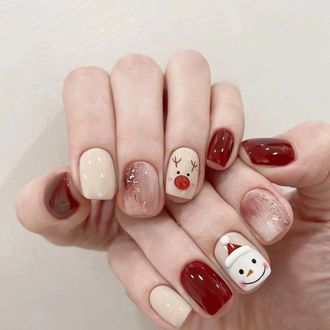 Elegant Minimalist Press-On Nail Set (24pcs) (DESIGN 7571)