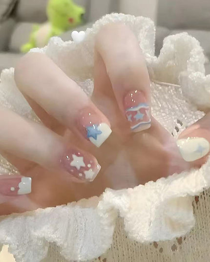 Elegant Minimalist Press-On Nail Set (24pcs) (DESIGN 7309)
