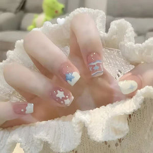 Elegant Minimalist Press-On Nail Set (24pcs) (DESIGN 7309)