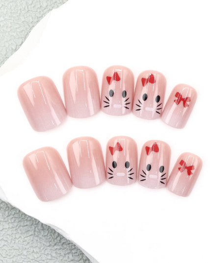 Elegant Minimalist Press-On Nail Set (24pcs) (DESIGN 7542)