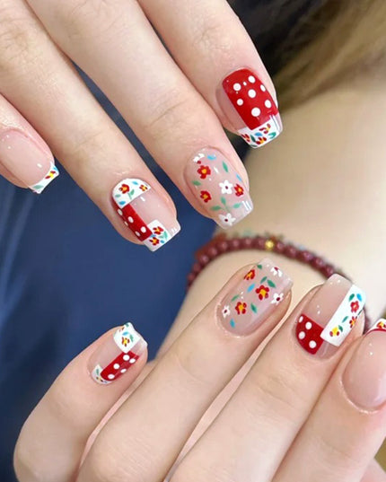 Elegant Minimalist Press-On Nail Set (24pcs) (DESIGN 7621)