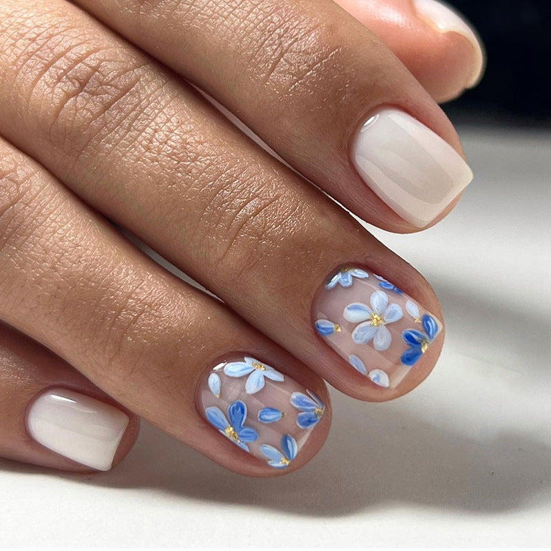 Elegant Minimalist Press-On Nail Set (24pcs) (DESIGN 7349)