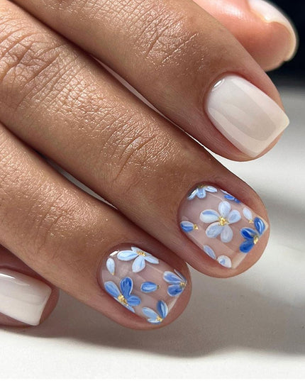 Elegant Minimalist Press-On Nail Set (24pcs) (DESIGN 7349)