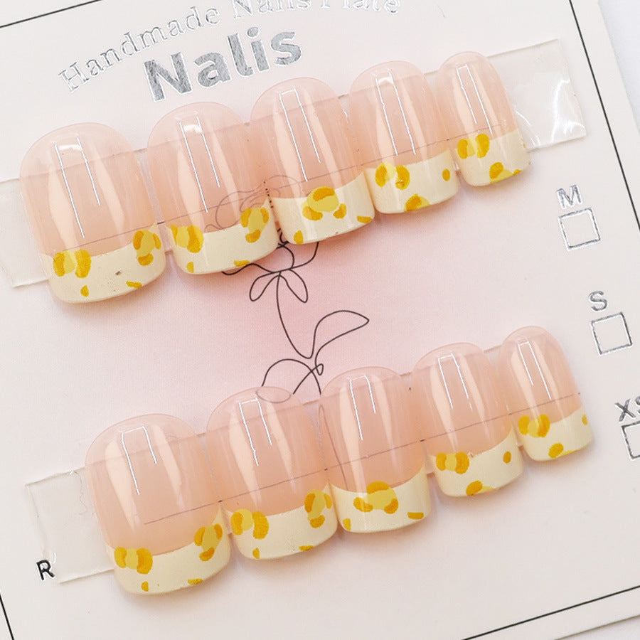 Elegant Minimalist Press-On Nail Set (24pcs) (DESIGN 7565)