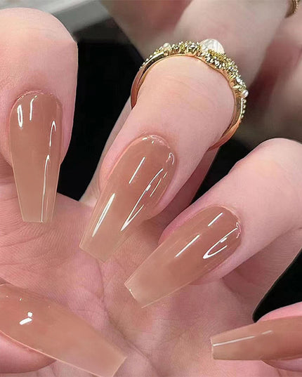 Elegant Minimalist Press-On Nail Set (24pcs) (DESIGN 7526)