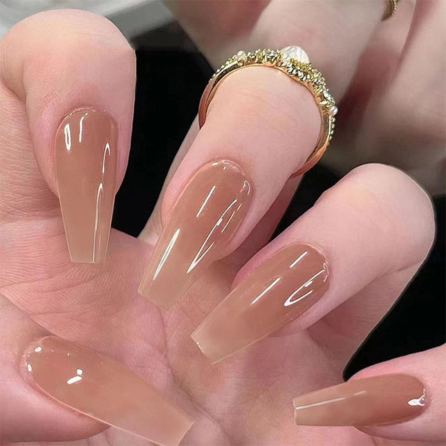 Elegant Minimalist Press-On Nail Set (24pcs) (DESIGN 7526)