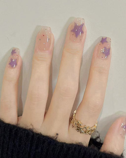 Elegant Minimalist Press-On Nail Set (24pcs) (DESIGN 7523)