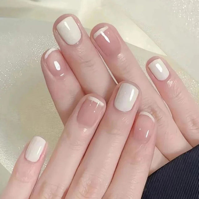 Elegant Minimalist Press-On Nail Set (24pcs) (DESIGN 7636)
